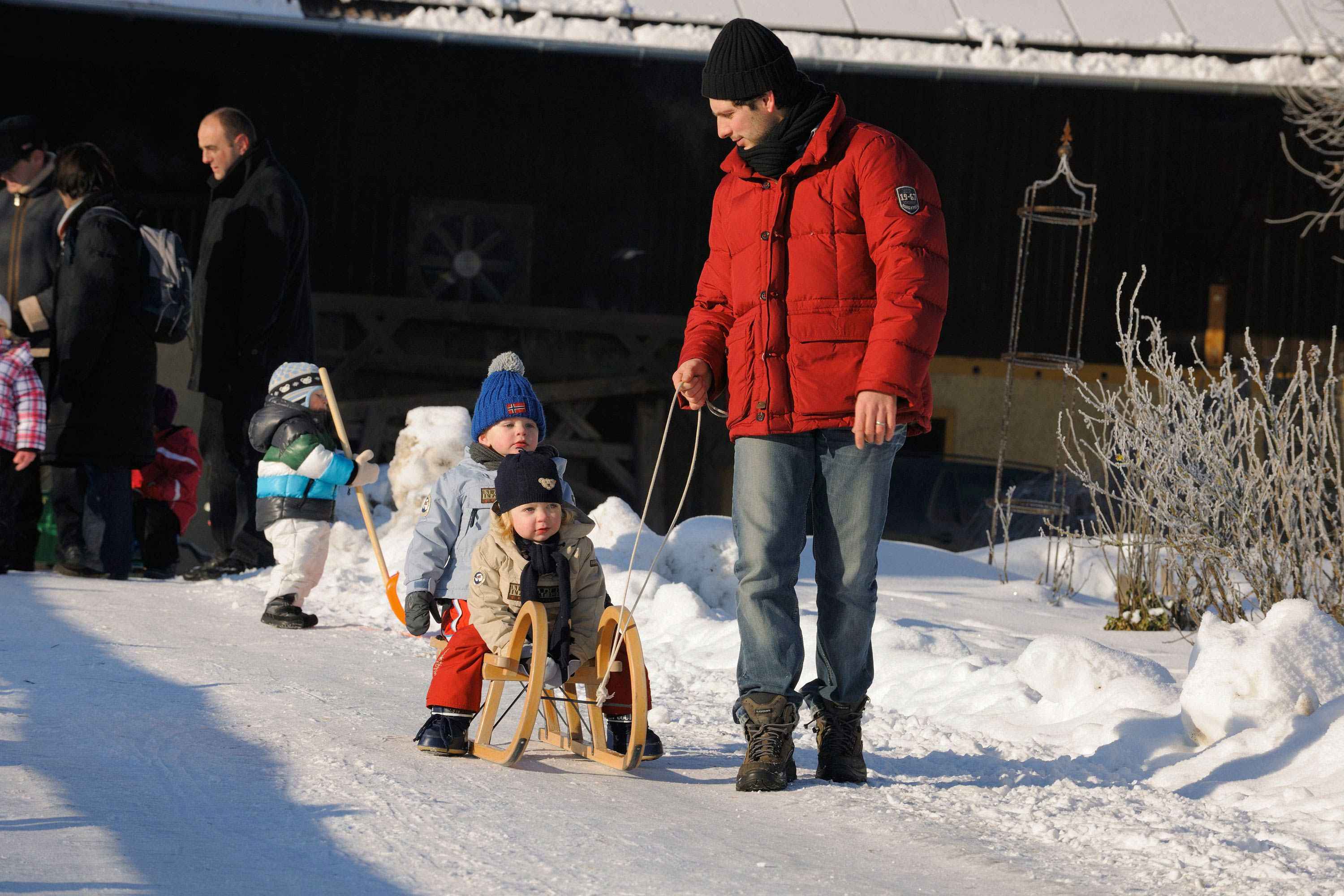 Winterulaub mit Kindern auf dem Moierhof