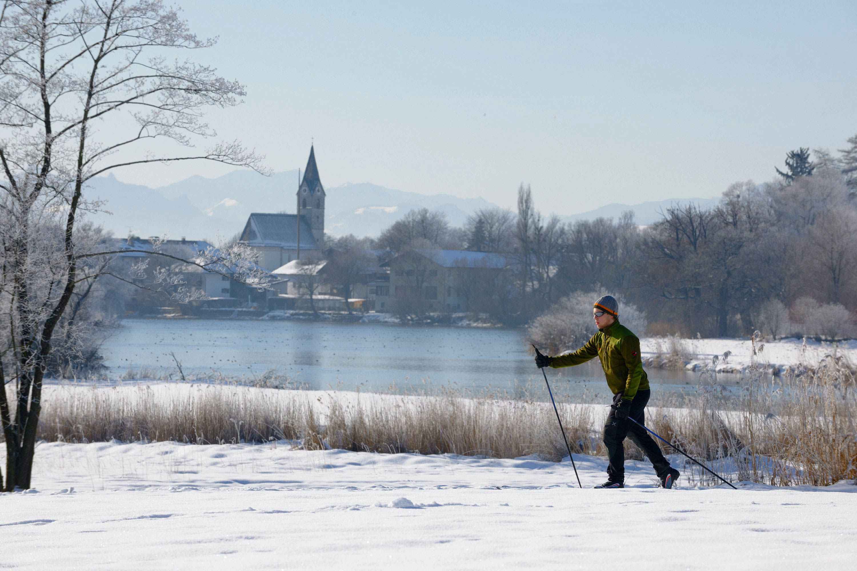Wintersport bei Familie Untermayer in Stöffling